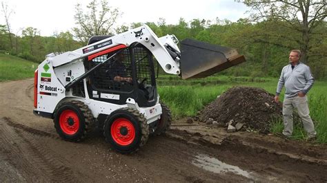 how to drive gas bobcat skid steer|operating a bobcat skid steer.